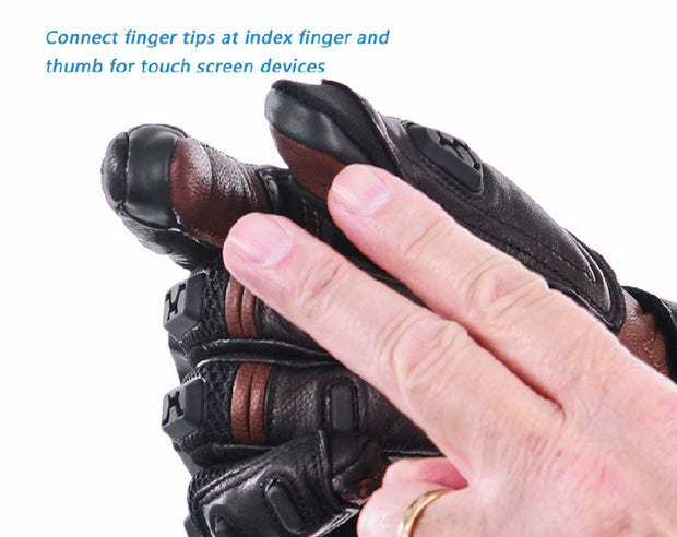 Motorcyclist gloves