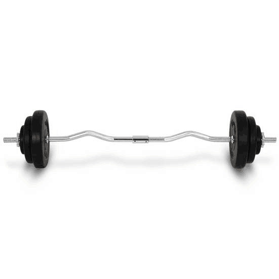 Indoor Men's Fitness Curved Bar Barbell